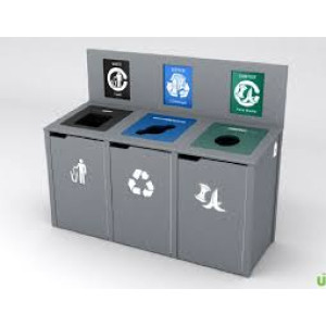 Trash & Recycling Containers